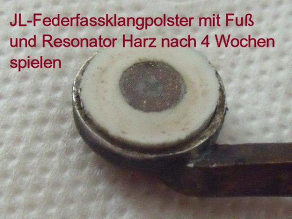 JL-Federfassklangpolster mit Fuß, Klarinettenpolster